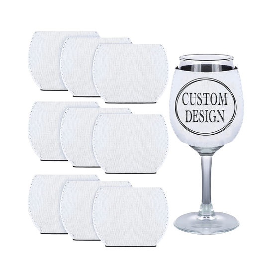 Custom Wine Glass Sleeve